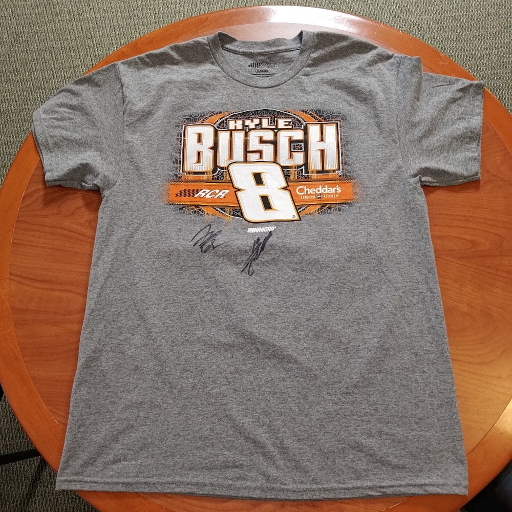 Men's Kyle Busch Richard Childress Racing Team Collection Heather Gray Cheddar's